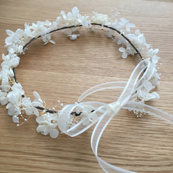 もこもこボリュームタイプこども用花冠 2枚目の画像