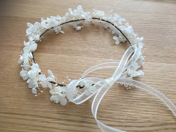 もこもこボリュームタイプこども用花冠 2枚目の画像