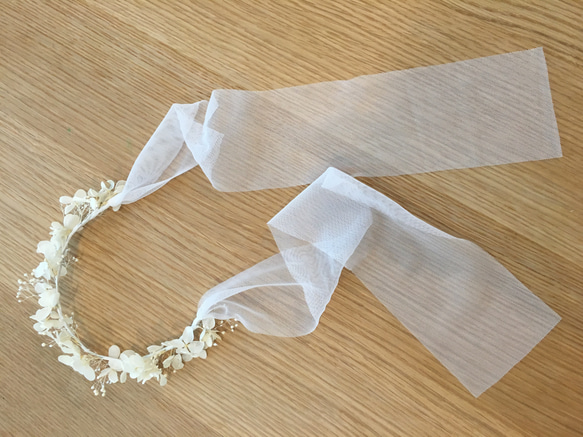 ベビー赤ちゃん用 花かんむりカチューシャ 3枚目の画像