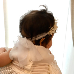 ベビー赤ちゃん用 花かんむりカチューシャ 10枚目の画像