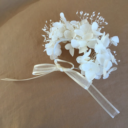 リストレット プリザーブドフラワー white キッズ 3枚目の画像