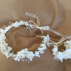 リストレット プリザーブドフラワー white キッズ 6枚目の画像