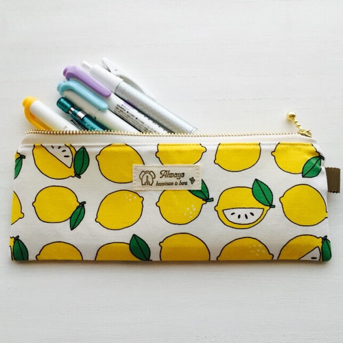 レモン柄ペンケース(elle様オーダー品) ペンケース lucky-one 通販