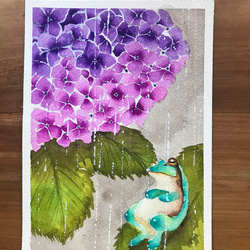 朧月と桜 絵画 がちゃ 通販 410910｜Creema(クリーマ)
