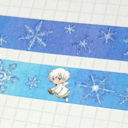 マスキングテープ「ちぃと雪の結晶」 マスキングテープ ちぃぶっく