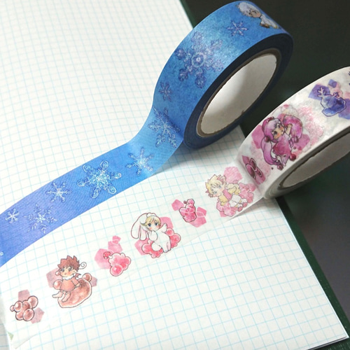 マスキングテープ「ちぃと雪の結晶」 マスキングテープ ちぃぶっく