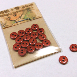 直径４mm＊銅色の小さなボタン 1枚目の画像