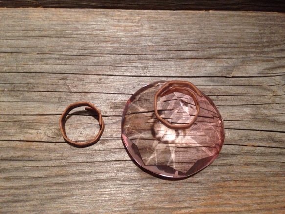 オープンオクタゴン【八角形】のウッドリング(木の指輪) 1枚目の画像