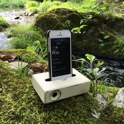 2つの音色が楽しめるエコスピーカー MDF  double face(ダブルフェイス) 1枚目の画像