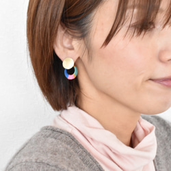 恵　- silk pierced earring　「受注制作」 7枚目の画像