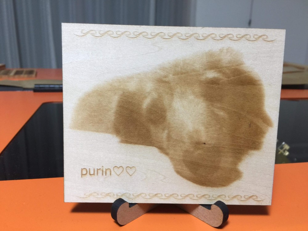 ペットの写真パネル作成致します。