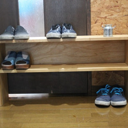 ♪アンティークパイン玄関収納 下駄箱 アメリカンカントリー T4126