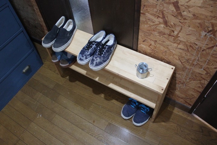 アンティーク風　BOX　用途色々　下駄箱・本棚・CD棚