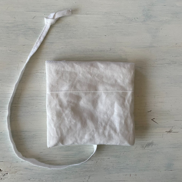 linen pouch　フランス　リネン　ポーチ 4枚目の画像