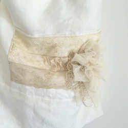 《送料無料》french linen one shoulder - antique race (sale) 2枚目の画像