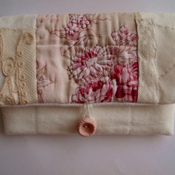 flap pouch - french fabric 4枚目の画像