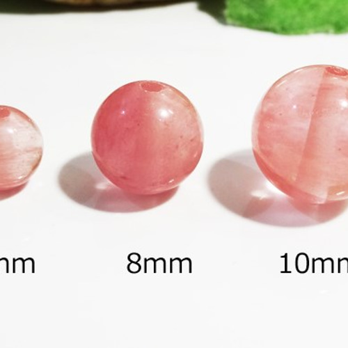 ☆チェリークォーツ☆10粒☆10mm○天然石 天然石 sanuk 通販