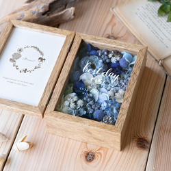 [結婚禮物] 鮮花相框 [用於紀念品和禮物] 第2張的照片