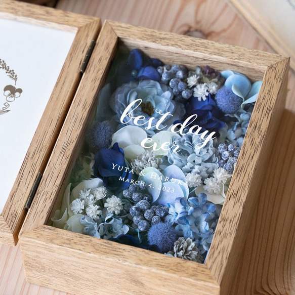 [結婚禮物] 鮮花相框 [用於紀念品和禮物] 第1張的照片