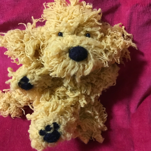 もじゃもじゃ犬 羊毛フェルト Majuanri 通販 3454703｜Creema