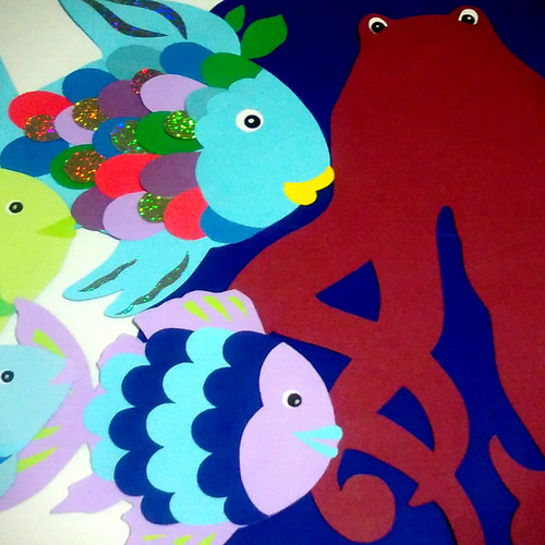 オーダー受付＊黒板シアター＊にじいろのさかな＊保育・エプロン