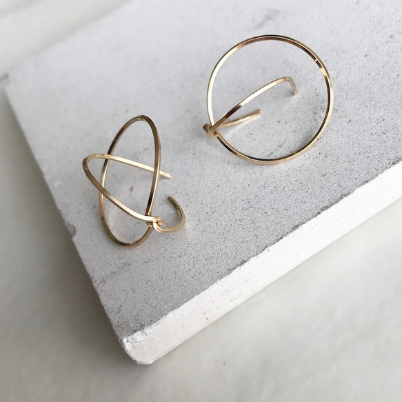 14kgf globe フープピアス small ピアス（フープ） f accessory 通販 