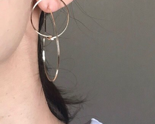 plage 14kフープピアス plage 14kフープピアス