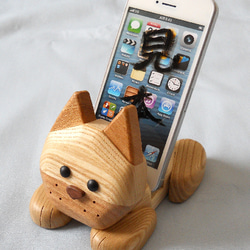 犬の『ハッピー』　携帯電話＆スマホスタンド 3枚目の画像