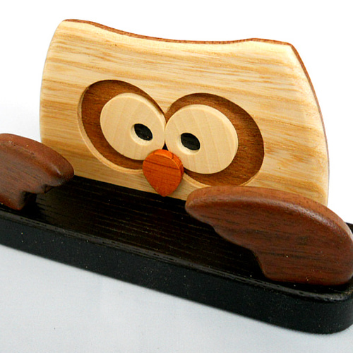 フクロウのメガネスタンド その他雑貨 KAWAGUCHI-CRAFT 通販 8284929