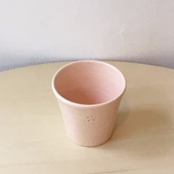 桜色のフリーカップ（印花） 2枚目の画像