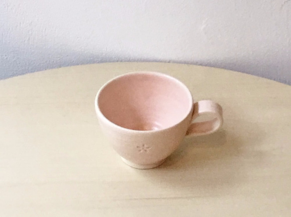 桜色のカップ（印花） 2枚目の画像