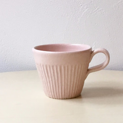 桜色のマグカップ（しのぎ） 1枚目の画像