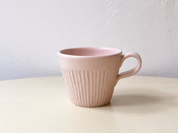 桜色のマグカップ（しのぎ） 1枚目の画像