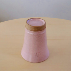 桃色のビアカップ（印花） 3枚目の画像
