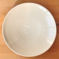 大きめパスタ皿（イッチン） 1枚目の画像