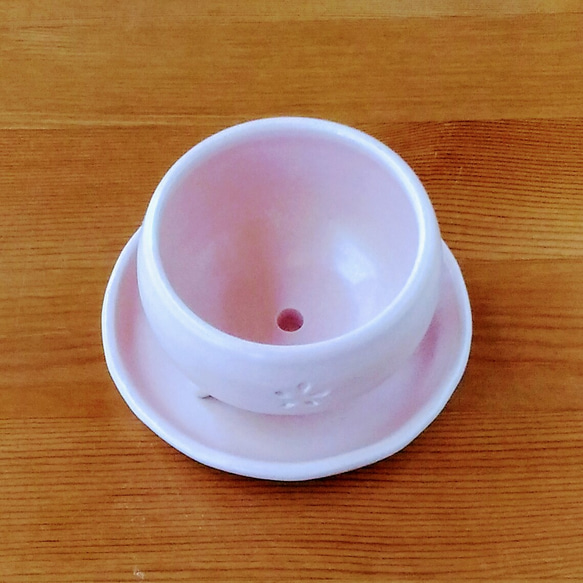 桜色の小さな植木鉢（印花） 2枚目の画像