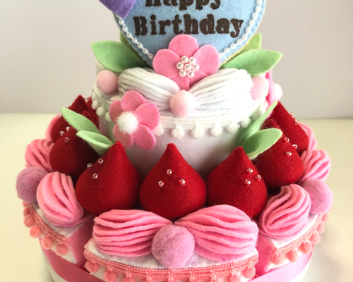 フェルトままごと  オーダーケーキ受付中♥ 1_2d1598cd9f634a9fca4c5907b496