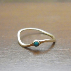 ring K10YG turquoise 第1張的照片
