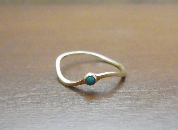 ring K10YG turquoise 第1張的照片