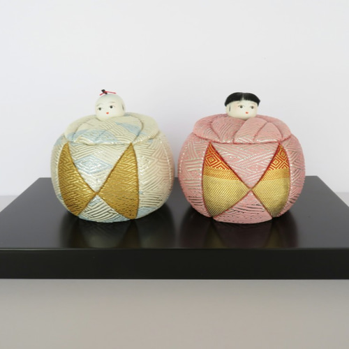 佐賀錦 木目込み雛人形 価格交渉OK】一点物 ひな人形 佐賀錦 伝統工芸 ひな祭り 真多呂人形