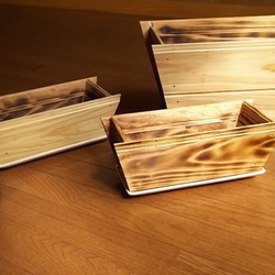 木製プランター  サイズ 小 1枚目の画像