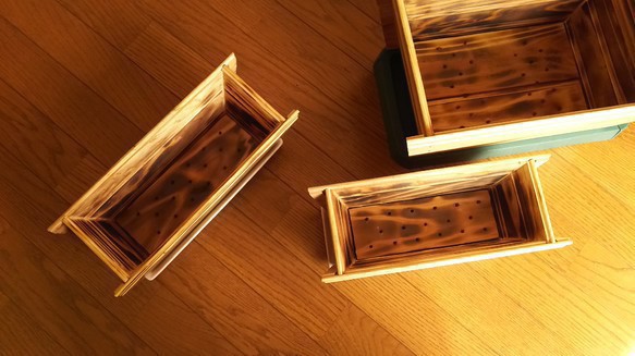 木製プランター  サイズ 小 4枚目の画像