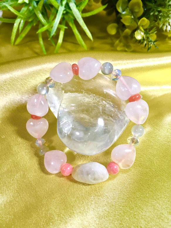 最上級AAA可愛い(*´ω｀*)☆ローズクォーツ☆◇愛・美・優し 