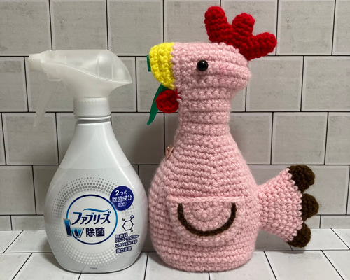☆手編み ティッシュカバー ☆スプレー ピンク 534318_a.jpg