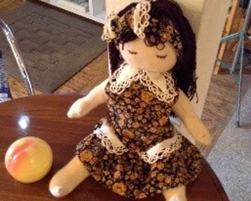 アンティークレースの女の子 手作り布人形 その他人形 zuzu 通販