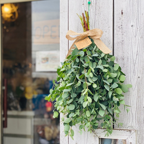 creema限定特別価格⭐︎シンプルユーカリスワッグ☆ （長さ40㎝〜45cm