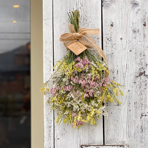 カラフルスターチススワッグ☆長さ40㎝ ドライフラワー sweet-cafe