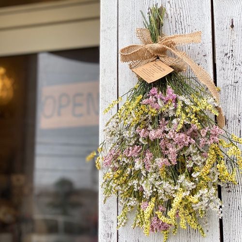 カラフルスターチススワッグ☆長さ40㎝ ドライフラワー sweet-cafe