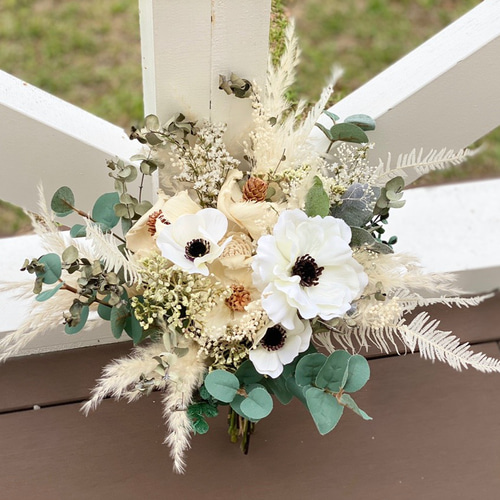 アネモネブーケ（ヘッドピース&ブトニア付き） 【公式通販】