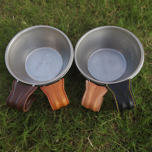 snowpeak シェラカップハンドルカバー 鍋つかみ MS Leather DESIGN